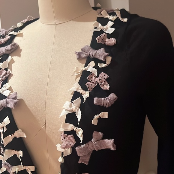 Anthropologie Bow Sweater Size Small - Picture 1 of 6